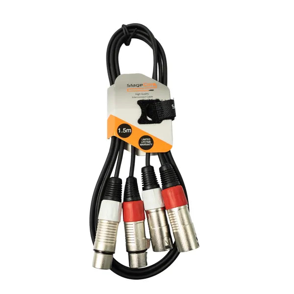 Stage core icore 360 - 2x Female XLR Connectors - 2x Male XLR Connectors