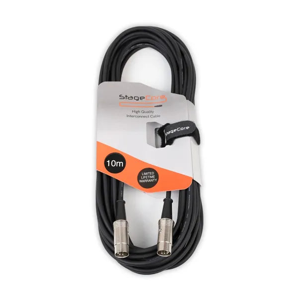 Stage core icore 100 - 5 pin DIN - 5 pin DIN, MIDI Professional Audio Interconnect Signal Cable