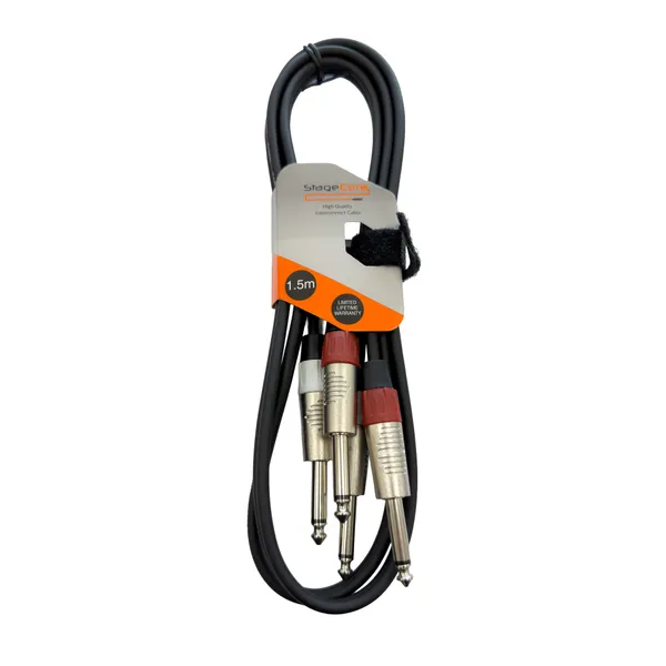 Stage core icore 200 - 2x 6.35mm Mono Jack Plugs