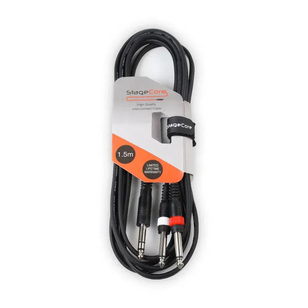 Stage core, AIROH 210 - 1 x 6.35mm Stereo Moulded Jack Plug