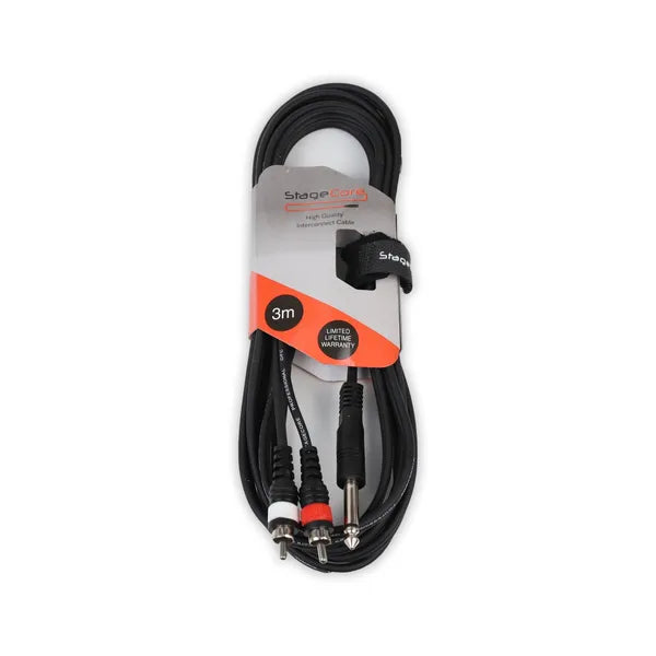 Stage core, AIROH 290 - 1 x 6.3mm Mono Moulded Jack Plug