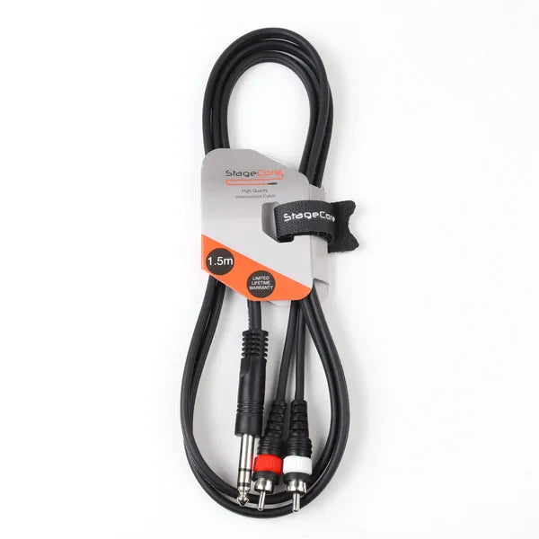 Stage core, AIROH 300 - 1 x 6.35mm Stereo Moulded Jack Plug